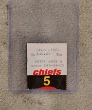 Chuck Knox NFL Coaching Debut & Win #1 Ticket Stub LA Rams vs. Chiefs 9/6/1973