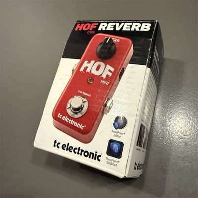 TC Electronic HOF Mini Digital Reverb Pedal for Electric Guitar