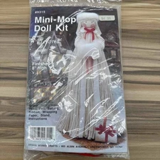 Vintage, New Mini-Mop 8in. Doll Kit "Victoria" Christmas-Themed Crafting #9315