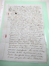 BARON PIERRE-MARC FORTIS Manuscrit signé 1810 ENTREPRENEUR CHAMBERY SUISSE