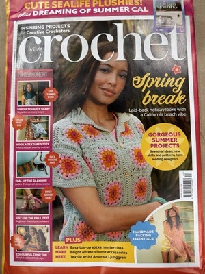Inside Crochet magazine #190 2026 Laid-back holiday looks, California beach vibe