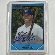 Bowman Chrome Draft Picks Kellen Kulbacki Rookie Autograph #BDPP132 Padres 2007