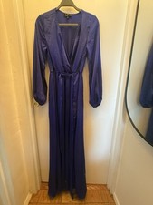 NWOT Lulus Blue  Maxi Dress Size small