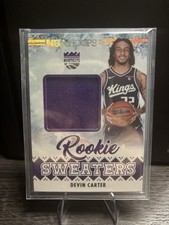 2024-25 Panini NBA Hoops - Rookie Sweaters Devin Carter #RSW-DEV (MEM, RC)