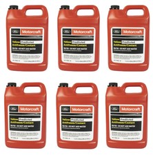 6 Gallon Engine Coolant Antifreeze Motorcraft Yellow Pre Diluted For Ford