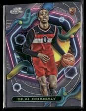 2023-24 Topps Chrome Cosmic #157 Bilal Coulibaly Washington Wizards Rookie