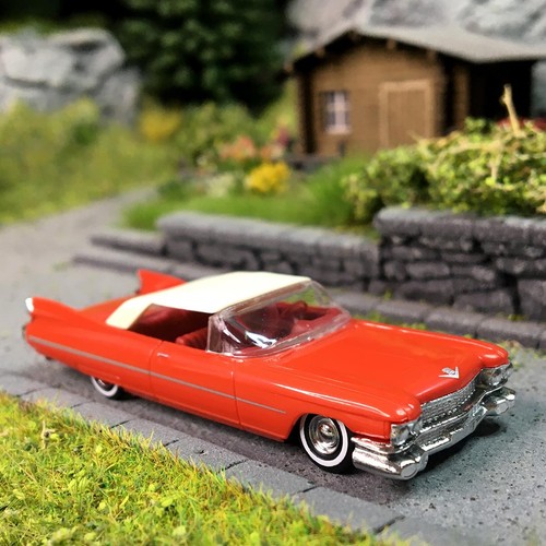 Cadillac Eldorado, cabriolet, rouge, 1959 - BUSCH 45133 - HO 1/87 | Condition: Neuf