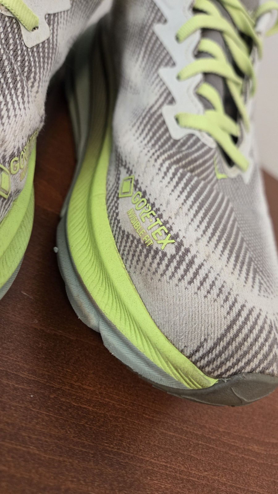 Hoka Clifton 9 GTX Slate Gray Aloe Vera Green RUNNING SHOES MENS SZ 11 D NICE!  thumbnail 5