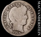 1915 Silver Barber Dime - Scarce  Better Date  No Reserve  #L5776