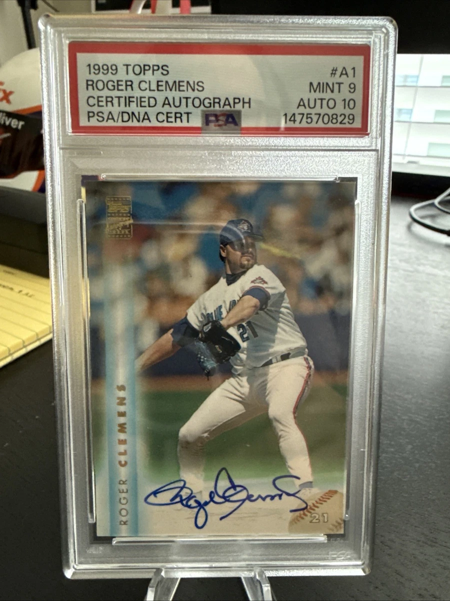 Roger Clemens Baseball 1999 Season Sports Trading Cards