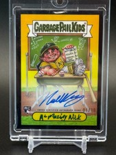 2025 Bowman Chrome Nick Kurtz Garbage Pail Kids GPK On-Card Auto Black 01/10 RC