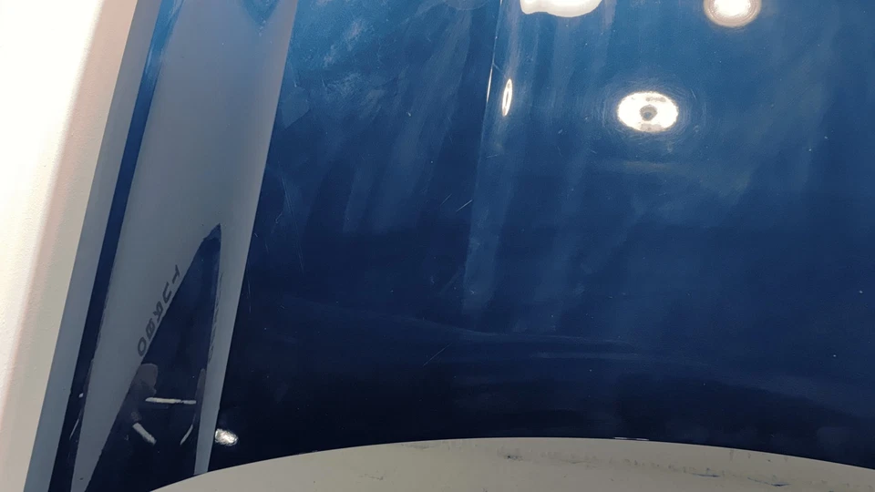 Volkswagen Atlas 2021-2025 capó delantero capó panel carcasa *P2P2* OEM azul Foto 3 de 4