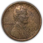 1921-S Lincoln Wheat Cent Very Fine VF Coin #25254