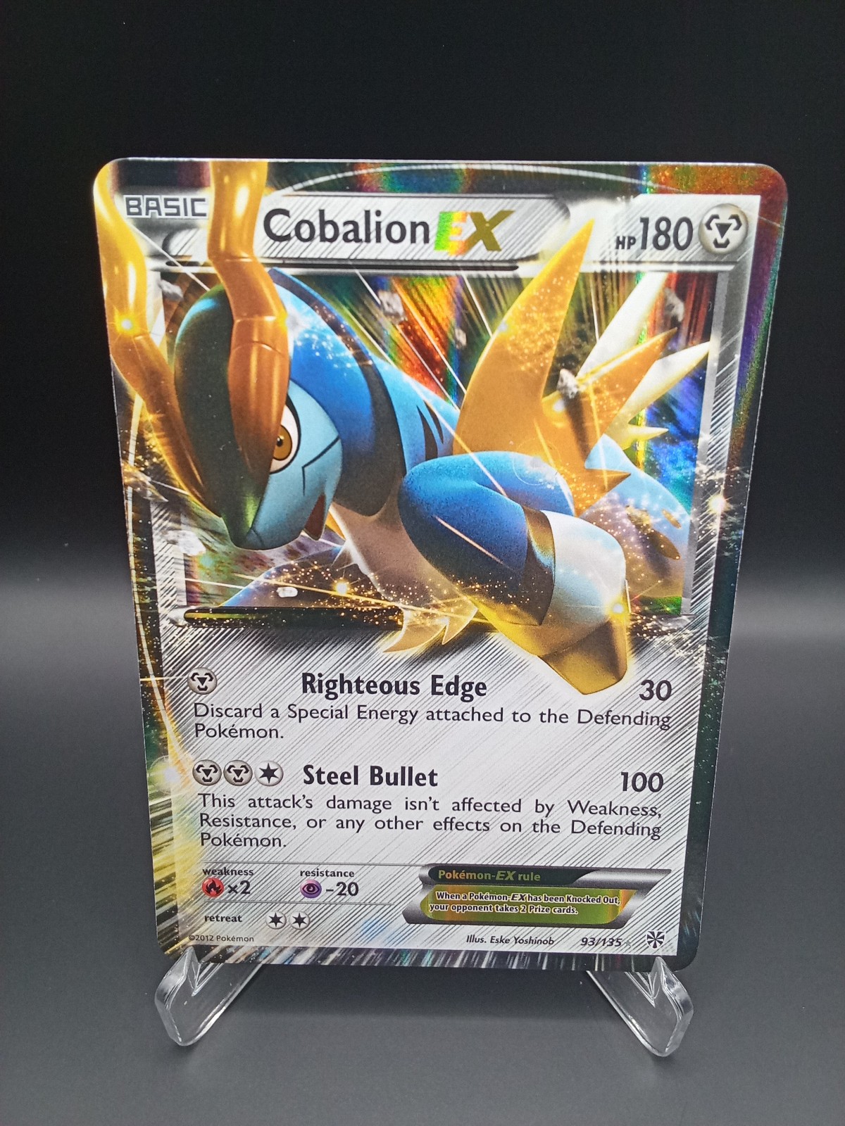 NM Cobalion EX 93/135 Plasma Storm Holo