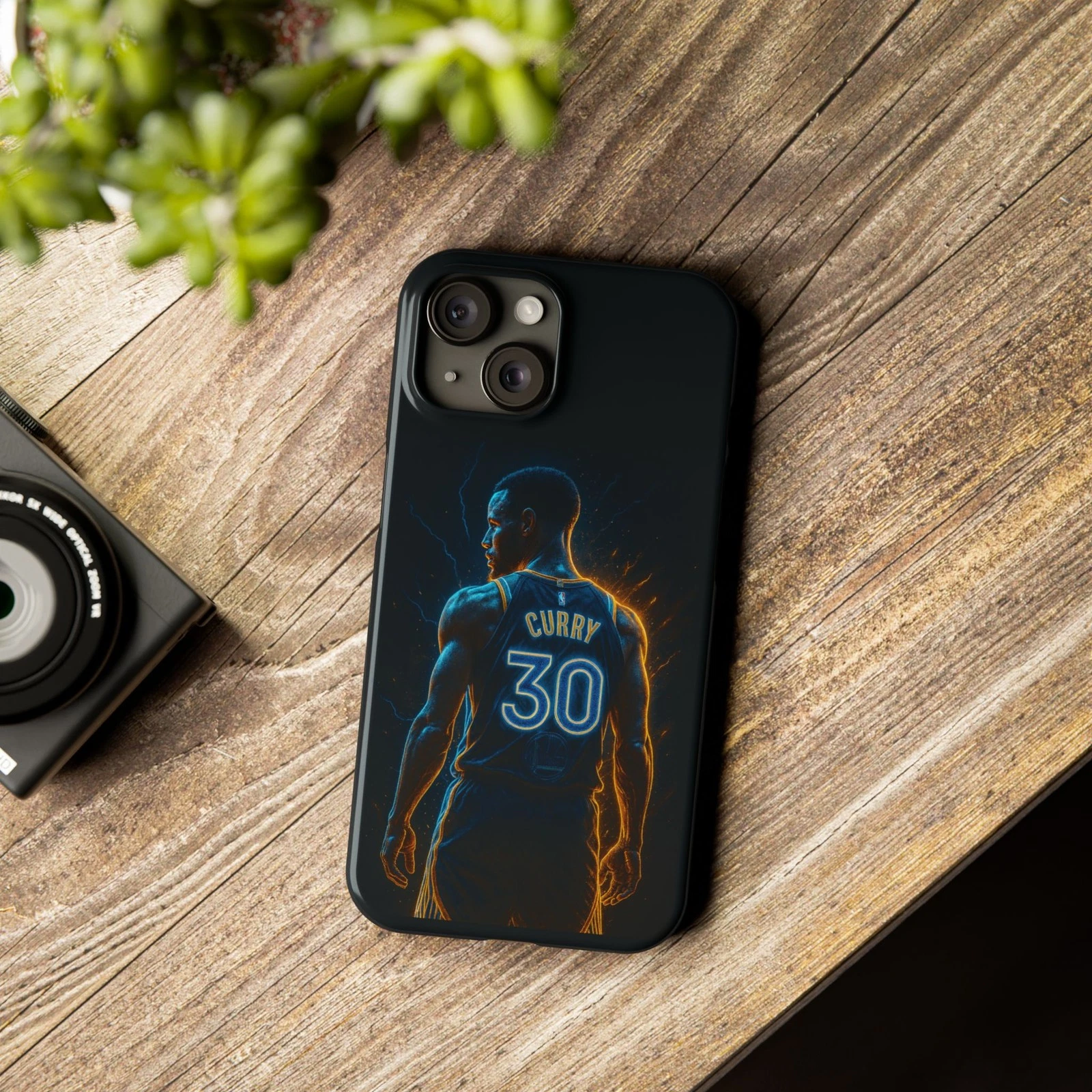 Stephen Curry Basketball iPhone Case, NBA Mobile Cover, Golden State Warriors