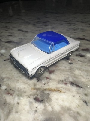 Aurora DASH FORD FALCON White Blue Top Slot Car Untested