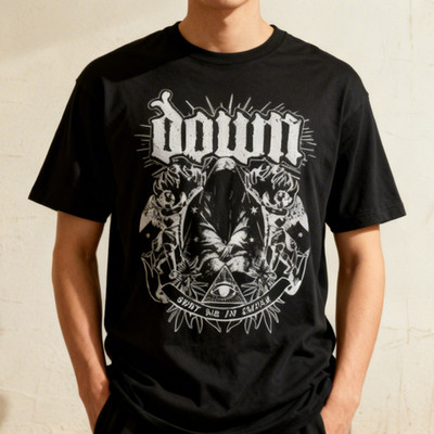 Down Band bury me in smoke Black cotton T Shirt Full Size S-5XL NWT!