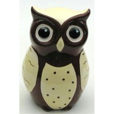 International Wholesale Gifts 049-22134 Ceramic Owl Bank