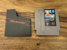 Stack-Up (Nintendo NES, 1985) – Authentic Cart Only – 5 Screw - Rare ROB Series