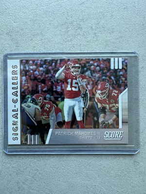 Patrick Mahomes Kansas City Chiefs Panini Score Signal-Callers NFL Football 2019