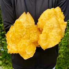 6.59LB Natural yellow Pineapple crystal mineral quartz healing energy