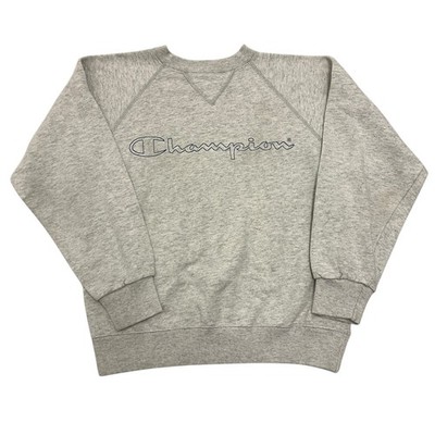 Vintage Champion Reverse Weave Sweatshirt Herren XS Grau Logo USA Made 90s