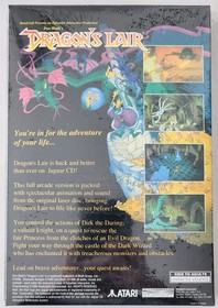 Don Bluth's Dragon's Lair - (Atari Jaguar CD) - Big Box, Factory Sealed