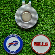 NFL Buffalo Bills Golf Ball Marker with Magnetic Hat Clip New