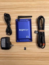 BrightSign LS423 Standard I/O Player With WIFI Adapter and Power Supply  & Cable
