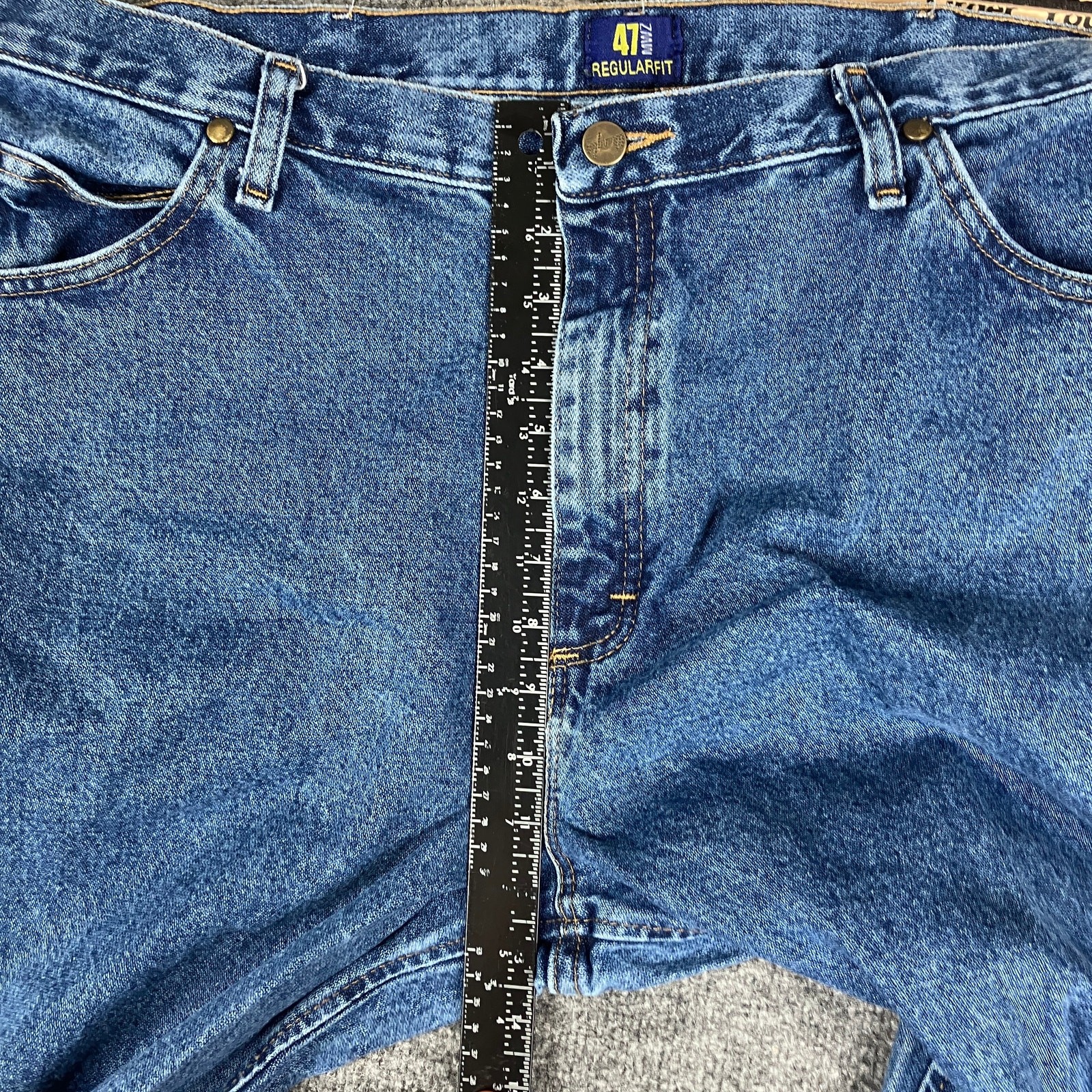 Wrangler Jeans Mens 40x34 Blue Denim Cowboy Cut Regular Fit Western Classic