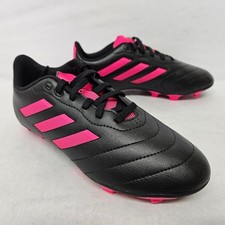 Adidas Goletto VIII 8 FG Soccer Cleats GX6907 Black Team Shock Pink Kids' Size 4