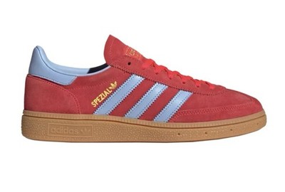 adidas Womens Handball Spezial Sneakers Lucid Red Glow Blue JR3607 Size 9.5