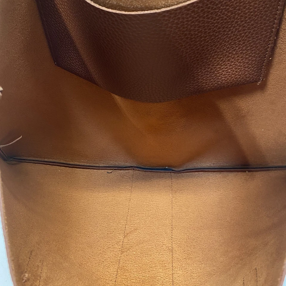 Bolso de Mano Vince Camuto Marrón a Rayas Foto 4 de 4