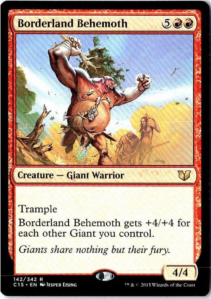 Borderland Behemoth 142 Commander 2015 NM