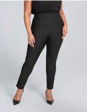 Honeylove Ever Ready Ponte Pant Black Size Medium Pull On EUC