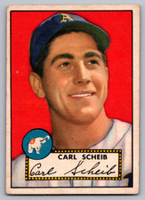 1952 TOPPS #116 CARL SCHEIB A'S