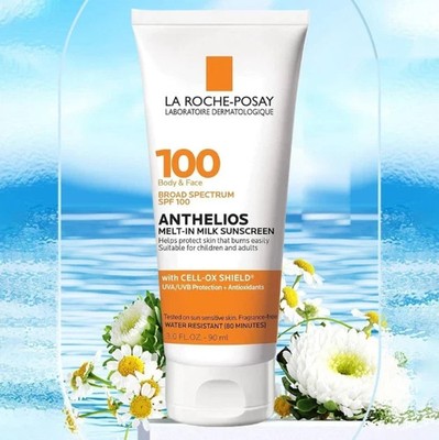 La Roche-Posay Anthelios einschmelzende Milch Sonnencreme, Breitspektrum LSF 100