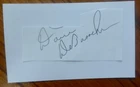DAVE DEBUSSCHERE deceased 2003 HOF (cut) signed auto 3x5 index New York Knicks