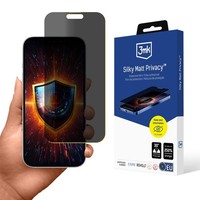 3Mk Silky Matt Privacy Schutzfolie FÜR Apple Iphone 17 MIT Sichtschutzsystem