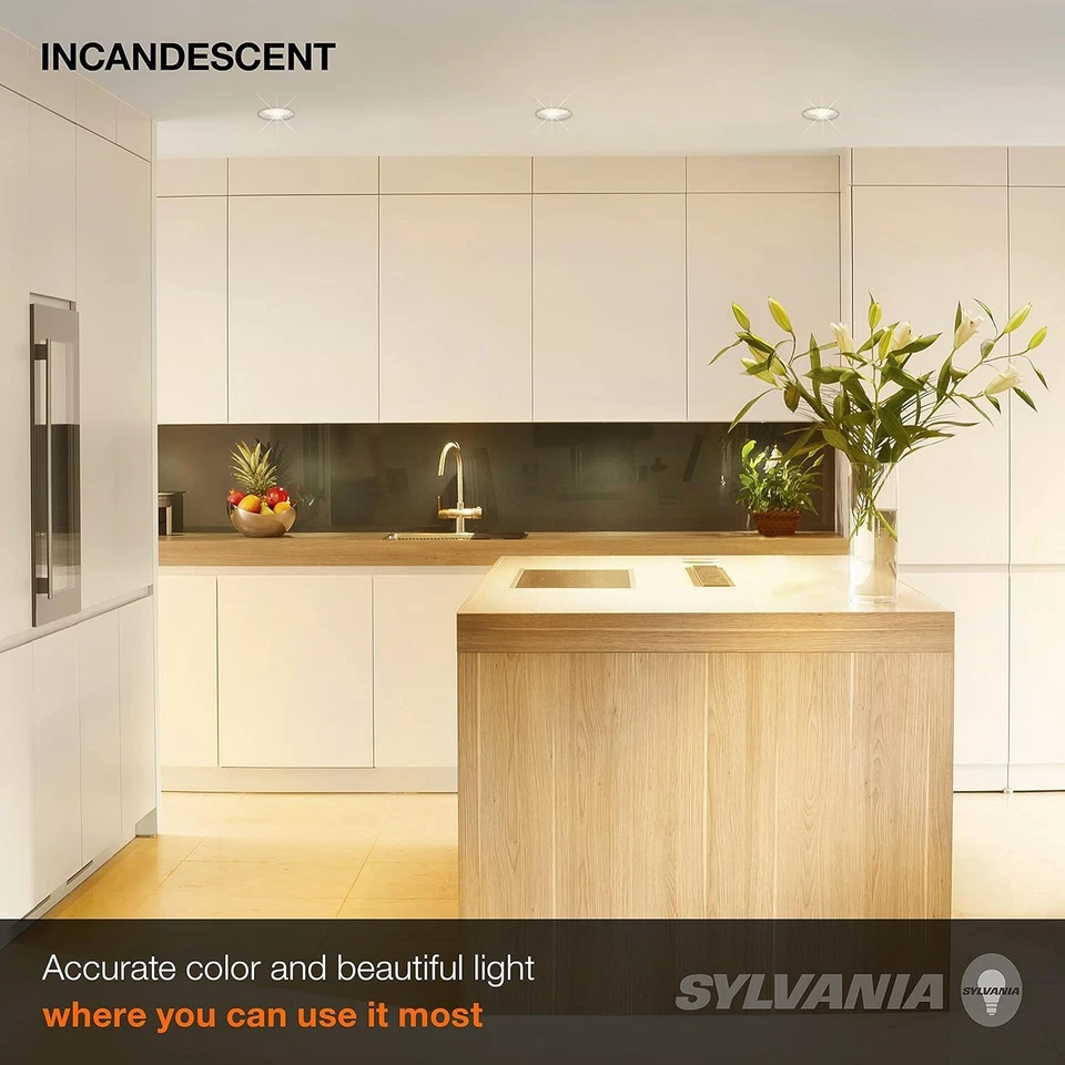 Sylvania Incandescent R20 Flood Light Bulbs, 45W, 230 Lumens, 2850K, Warm White, - Image 3 of 4