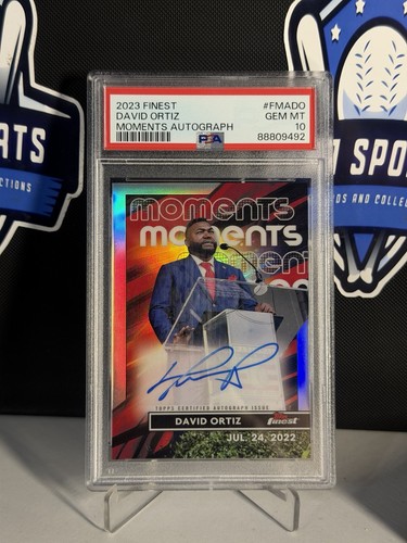 2023 Topps  Finest Moments Autographs David Ortiz