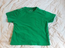 Vintage Old Navy Solid Color Green T-shirt Size 2T With Crew Neck