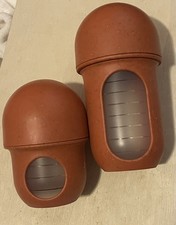 Boon Nursh 4oz. and 8oz. Baby Bottle with Silicone Nipple and Cap set of 2 