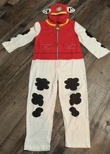NWT Nickelodeon Paw Patrol Marshall One Piece Zip- Up outfit/ pajamas Size 6