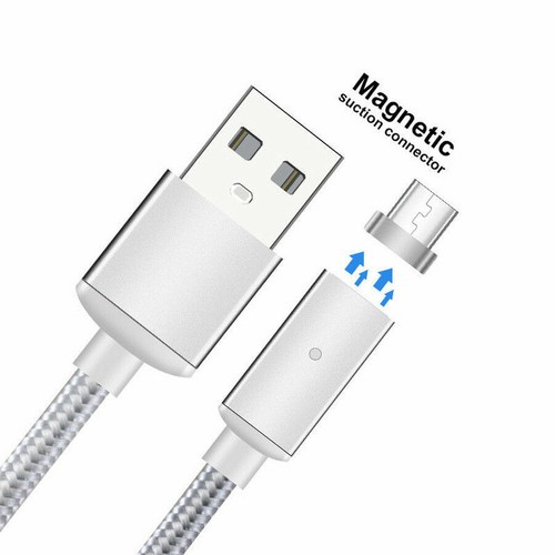 Cargador Adaptador Magnético Puerto Micro USB para Iphone IOS Android Tipo C Cable - Imagen 4 de 15