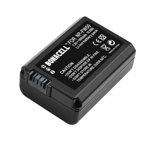 2pack Battery + Charger NP-FW50 For Sony NEX3 NEX5 NEX7 SLT-A55 RX10 II A5000 - Picture 7 of 11