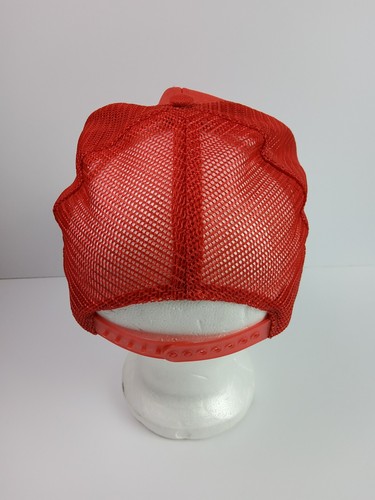 Vintage 80s St Louis Cardinals Logo Trucker Hat Mesh Baseball Cap Snapback Red - Picture 4 of 10