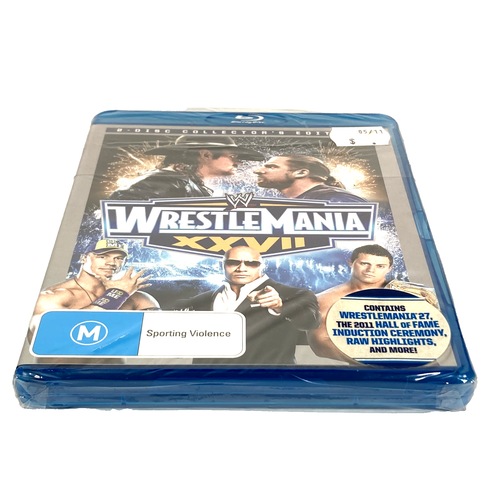 WWE WrestleMania XXVII Blu-ray Collector's Edition Region B Brand New & Sealed - Picture 12 of 17