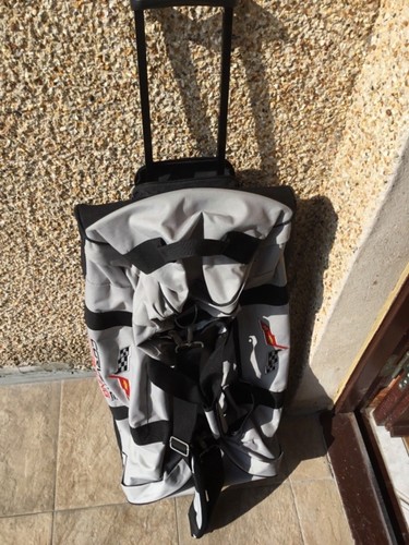 Corvette Racing black and grey Trolley Bag 28x15x14in
