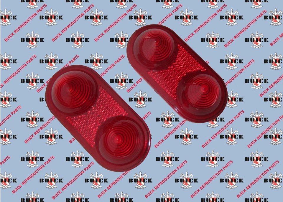 Специальные линзы для задних фонарей Buick 1951-1952 годов выпуска. Руководство для пары No5910010 - Изображение 2 из 3